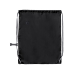 Sac à dos à cordons réglable avec sortie pour écouteurs Adjust couleur noir première vue