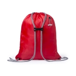 Sac à dos à cordons réglable avec sortie pour écouteurs Adjust couleur rouge deuxième vue