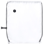 Sac à dos à cordons réglable avec sortie pour écouteurs Adjust couleur blanc