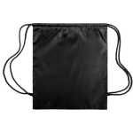 Sac à dos avec gros cordons aux couleurs vives Resistant Strings couleur noir