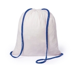 Sac à dos en coton 120g/m2 avec ficelles colorées Color Strings
