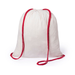 Sac à dos en coton 120g/m2 avec ficelles colorées Color Strings