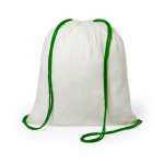 Sac à dos en coton 120g/m2 avec ficelles colorées Color Strings