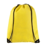 Sac à dos à cordon non tissé 80 g/m2 avec logo d'entreprise Original couleur jaune