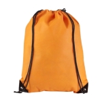 Sac à dos à cordon non tissé 80 g/m2 avec logo d'entreprise Original couleur orange