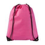 Sac à dos à cordon non tissé 80 g/m2 avec logo d'entreprise Original couleur fuchsia