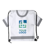 Sac à cordons en forme de T-shirt en polyester T-shirt vue principale