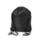 Sacs à dos à cordons pour enfants en polyester 210D Original couleur noir