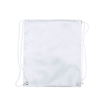 Sacs à dos à cordons pour enfants en polyester 210D Original couleur blanc première vue