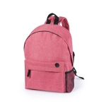 Sac à dos au design décontracté en polyester 600D Candy couleur rouge deuxième vue