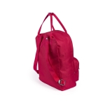 Sac à dos en polyester 600D avec poignées résistantes Wonderland couleur rouge deuxième vue