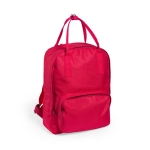 Sac à dos en polyester 600D avec poignées résistantes Wonderland couleur rouge