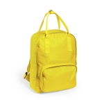 Sac à dos en polyester 600D avec poignées résistantes Wonderland couleur jaune première vue