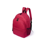 Sac à dos rembourré en polyester avec plusieurs poches Fantasy couleur rouge première vue