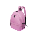 Sac à dos rembourré en polyester avec plusieurs poches Fantasy couleur rose première vue