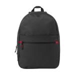 Sac à dos résistant de grande qualité en polyester 600D Masterpiece couleur noir vue frontale