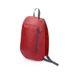 Sac à dos au design sportif en polyester 600D pour excursions Outdoor couleur rouge première vue