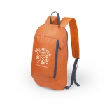 Sac à dos au design sportif en polyester 600D pour excursions Outdoor couleur orange deuxième vue