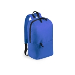 Sacs à dos sérigraphiés en polyester résistant Leisure couleur bleu première vue