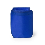 Sac à dos avec votre logo d'entreprise pliable en ployester 210D Light couleur bleu deuxième vue