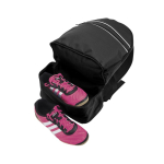 Sac à dos avec poche pour chaussures en polyester 600D Gymfit couleur bleu cinquième vue