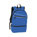 Sac à dos avec poche pour chaussures en polyester 600D Gymfit couleur bleu première vue