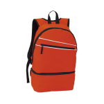 Sac à dos avec poche pour chaussures en polyester 600D Gymfit couleur rouge première vue