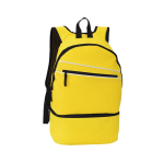 Sac à dos avec poche pour chaussures en polyester 600D Gymfit couleur jaune première vue