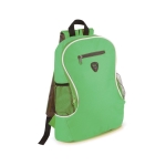 Sac à dos économique en polyester avec divers compartiments Travel couleur vert première vue
