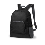 Sac à dos voyage personnalisé résistant et pliable en ripstop Compact couleur noir première vue