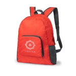 Sac à dos voyage personnalisé résistant et pliable en ripstop Compact couleur rouge première vue