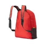 Sac à dos voyage personnalisé résistant et pliable en ripstop Compact couleur rouge deuxième vue