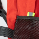 Sac à dos voyage personnalisé résistant et pliable en ripstop Compact couleur rouge troisième vue