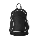 Grand sac à dos bicolore en polyester et PP Boomerang couleur noir vue frontale