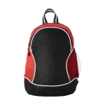 Grand sac à dos bicolore en polyester et PP Boomerang couleur rouge vue frontale