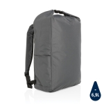 Sac à dos basique recyclé enroulable avec AWARE ™ Rolltop couleur gris foncé