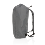 Sac à dos basique recyclé enroulable avec AWARE ™ Rolltop couleur gris foncé cinquième vue