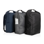 Sac à dos basique recyclé enroulable avec AWARE ™ Rolltop couleur gris foncé vue générale