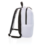 Sac à dos avec logo pour utilisation quotidienne en polyester Everyday couleur blanc troisième vue