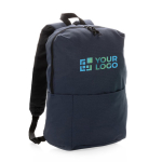 Sac à dos avec logo pour utilisation quotidienne en polyester Everyday couleur bleu marine avec zone d'impression