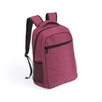 Sac à dos rembourré au design urbain pour ordinateur de 15´´ Denim couleur rouge première vue