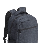 Sac à dos rembourré au design urbain pour ordinateur de 15´´ Denim couleur gris foncé deuxième vue