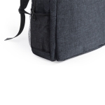 Sac à dos rembourré au design urbain pour ordinateur de 15´´ Denim couleur gris foncé troisième vue