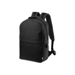 Sacs à dos en plastique recyclé pour ordinateur de 15´´ Investor couleur noir première vue
