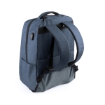 Sac à dos à roulettes pour ordinateur de 15´´ en polyester USB Genius couleur bleu marine cinquième vue