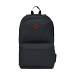 Sac à dos pour ordinateur personnalisé de 15´´ avec bride Teamwork couleur noir deuxième vue frontale