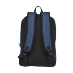 Sac à dos avec port USB et rembourrage pour PC de 15,6´´ Corporate couleur bleu marine deuxième vue arrière