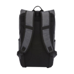 Sac à dos rembourré pour ordinateur portable de 15,6” Fintech couleur gris foncé deuxième vue frontale