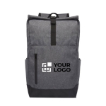 Sac à dos rembourré pour ordinateur portable de 15,6” Fintech avec zone d'impression