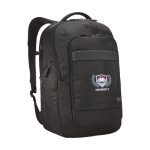Sac pour PC de 17,3´´ avec boucle pour valise Case Logic ´´Notion´´ couleur noir vue avec impression sérigraphique